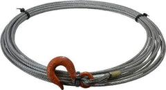 Lift-All - 1/4" Diameter x 50' Length Winch Cable - Makers Industrial Supply