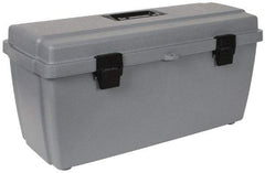 Flambeau - 1 Compartment 1 Tray Utility Tool Box - 20-5/8" Wide x 7-1/2" Deep x 10" High, Copolymer Resin, Gray - Makers Industrial Supply