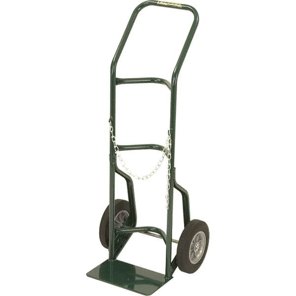 Harper Trucks - 48" OAH Hand Truck - Swept Back Handle, Solid Rubber Wheels - Makers Industrial Supply