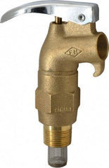 Value Collection - 3/4" NPT Brass Rigid Drum Faucet - FM Approved, External Arrester, Self Closing - Makers Industrial Supply