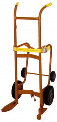 Wesco Industrial Products - 1,000 Lb Load Capacity, 55 Gal Drum Hand Truck - 23-3/4" Wide x 57-1/2" High, 4 Wheels - Makers Industrial Supply