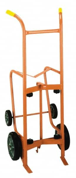 Wesco Industrial Products - 1,000 Lb Load Capacity, 55 Gal Drum Hand Truck - 24" Wide x 56" High, 4 Wheels - Makers Industrial Supply