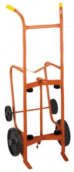 Wesco Industrial Products - 1,000 Lb Load Capacity, 55 Gal Drum Hand Truck - 24" Wide x 56" High, 4 Wheels - Makers Industrial Supply