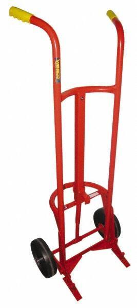 Wesco Industrial Products - 1,000 Lb Load Capacity, 55 Gal Drum Hand Truck - 23-3/4" Wide x 60" High, 2 Wheels - Makers Industrial Supply