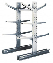 Made in USA - 18 Inches Long, Medium Duty, Incline Arm - Without Lip, 750 Lb. Load Limit - Makers Industrial Supply