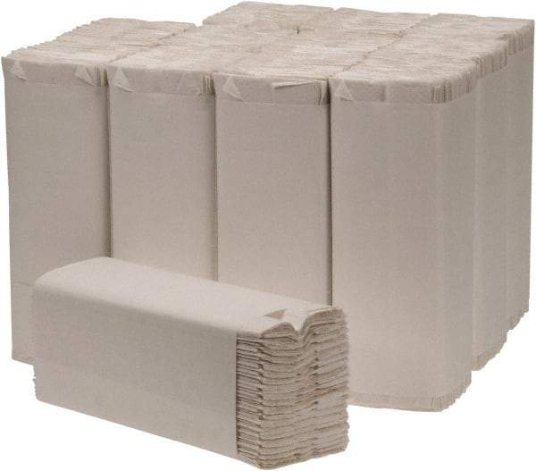 PRO-SOURCE - White C-Fold Paper Towels - 10" Wide, ECF & PCF Chlorine Free - Makers Industrial Supply