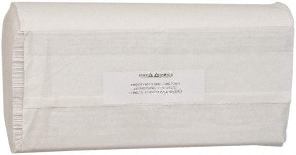 Value Collection - White Multi-Fold Paper Towels - 70 Sheets per Roll, 16 Packages per case - Makers Industrial Supply