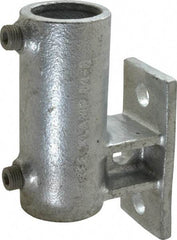 Kee - 1" Pipe, Malleable Iron Rail Base Pipe Rail Fitting - Galvanized Finish - Makers Industrial Supply