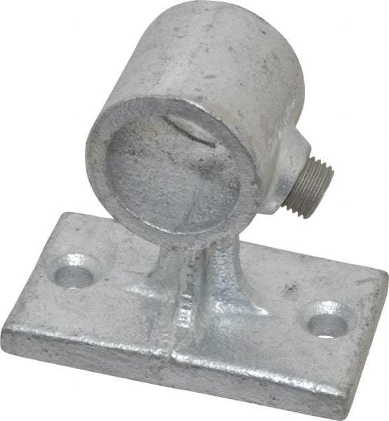 Kee - 3/4" Pipe, Malleable Iron Rail Support Pipe Rail Fitting - Galvanized Finish - Makers Industrial Supply