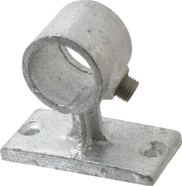 Kee - 1" Pipe, Malleable Iron Rail Support Pipe Rail Fitting - Galvanized Finish - Makers Industrial Supply