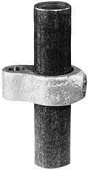 Kee - 1" Pipe, Malleable Iron Gate Hinge Fitting - Galvanized Finish - Makers Industrial Supply