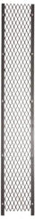 Folding Guard - 2' Wide x 10' High, Temporary Structure Woven Wire Panel - 10 Gauge Wire, 1-1/2 Inches x 16 Gauge Channel Frame, Includes Hardware, Top Capping and Floor Socket - Makers Industrial Supply