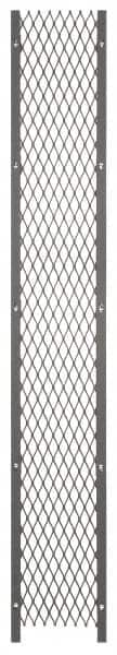 Folding Guard - 4' Wide x 7' High, Hinged Single Door for Temporary Structures - Woven Wire - Makers Industrial Supply