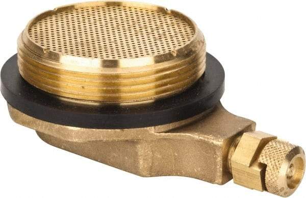 Value Collection - Drum Vents Type: Horizontal Drum Vent Material: Brass - Makers Industrial Supply