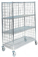 Metro - 1 Shelf, 3-Sided Steel Wire Truck Shelf - 48" Long x 24" Wide - Makers Industrial Supply