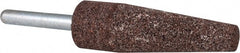 Grier Abrasives - 3/4 x 2-1/2" Head Diam x Thickness, A1, Cone, Aluminum Oxide Mounted Point - Makers Industrial Supply