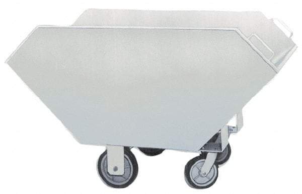 Valley Craft - 17.5 Cu Ft, Steel Chip Truck - 24" Wide x 68" Long x 40" High - Makers Industrial Supply