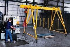 Spanco - 10,000 Lb Load Capacity Steel Gantry Crane - 20' Span - Makers Industrial Supply