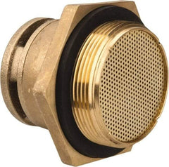 Justrite - Drum Vents Type: Vertical Drum Vent Material: Brass - Makers Industrial Supply