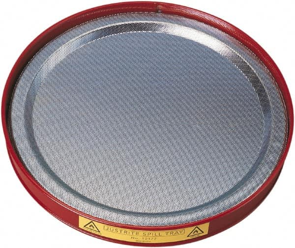 Justrite - Trays & Pans Type: Spill Tray Sump Capacity (Gal.): 1.00 - Makers Industrial Supply