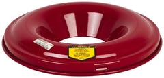 Justrite - Fire Resistant Steel Head - 15-1/8 Inch Outside Diameter, 12 and 15 Gallon Complete Drum, 5-1/4 Inch Opening Diameter, FM and UL Standards - Makers Industrial Supply