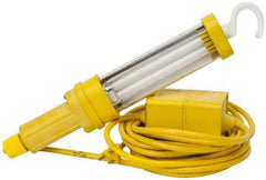 Woodhead Electrical - 120 VAC, 13 Watt, Electric, Fluorescent Portable Handheld Work Light - 25' Cord, 1 Head, 900 Lumens, Nitrile, 342.9mm Long x 38.1mm Wide x 66.04mm High - Makers Industrial Supply