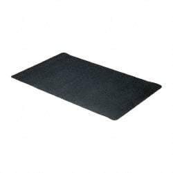 Wearwell - 5' Long x 3' Wide, Dry Environment, Anti-Fatigue Matting - Black, Natural Rubber with Nitrile Blend Base, Beveled on 4 Sides - Makers Industrial Supply