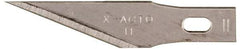 X-ACTO - 100 Piece Steel Hobby Blade - 1-19/32" OAL - Makers Industrial Supply