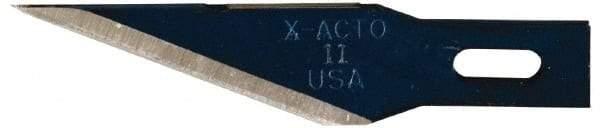 X-ACTO - 500 Piece Steel Hobby Blade - 1-19/32" OAL - Makers Industrial Supply