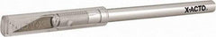 X-ACTO - 6" OAL Carbon Steel Hobby Knife - #11 Classic Fine Point Blade, Aluminum Handle - Makers Industrial Supply