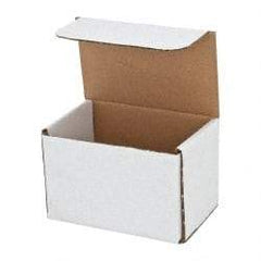 Made in USA - 4" Wide x 6" Long x 4" High Crush Proof Mailers - Oyster White, 200 Lb Capacity - Makers Industrial Supply