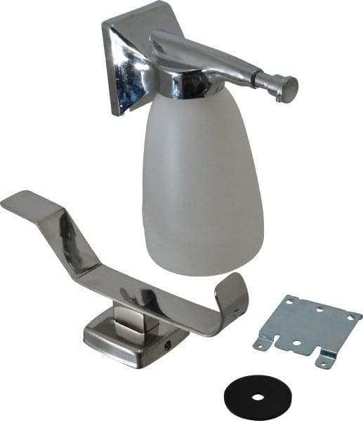 Value Collection - 16 oz Liquid Soap Dispenser Hardware - Plastic, Hanging, Chrome - Makers Industrial Supply