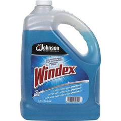 Windex - 1 Gal Bottle Ammonia Glass Cleaner - Use on Chrome, Hard Surfaces, Plexiglass, Stainless Steel - Makers Industrial Supply