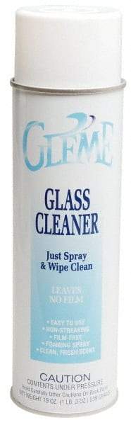 Made in USA - 20 oz Aerosol Fresh Glass Cleaner - Use on Glass Surfaces, Mirrors, Windows, Windshields - Makers Industrial Supply