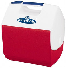 Igloo - 7 Qt Ice Chest - Plastic, Red/White - Makers Industrial Supply