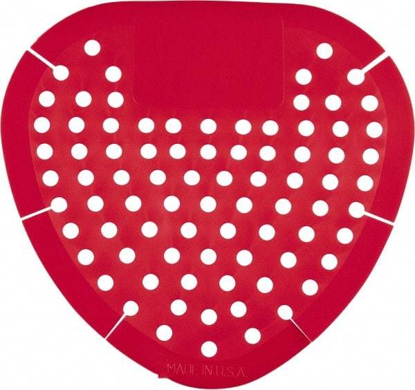 Fresh Products - Vinyl Urinal Screen - Red, Cherry Scent - Makers Industrial Supply