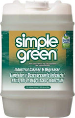 Simple Green - 5 Gal Bucket Cleaner/Degreaser - Liquid, Biodegradable, Concentrated, Unscented - Makers Industrial Supply