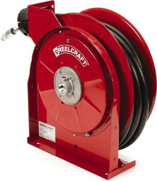 Reelcraft - 30' Spring Retractable Hose Reel - 2,600 psi, Hose Included - Makers Industrial Supply