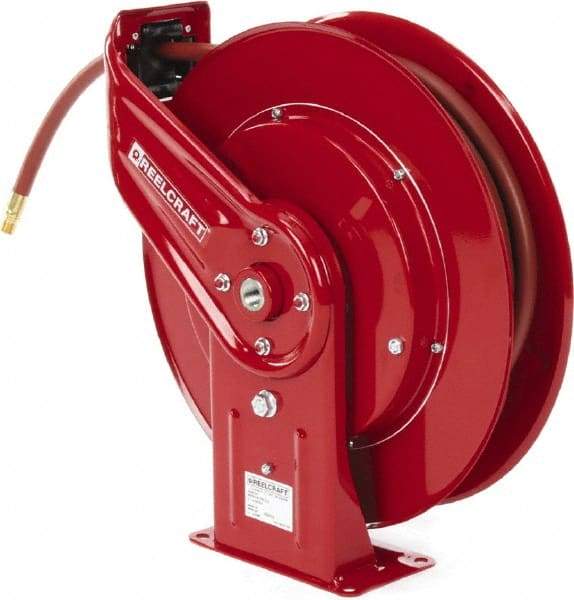 Reelcraft - 50' Spring Retractable Hose Reel - 300 psi, Hose Included - Makers Industrial Supply