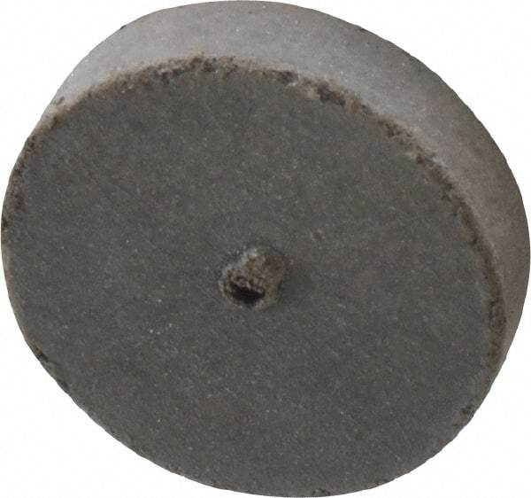 Cratex - 7/8" Diam x 1/16" Hole x 3/16" Thick, Surface Grinding Wheel - Silicon Carbide, Medium Grade, 25,000 Max RPM, Rubber Bond, No Recess - Makers Industrial Supply