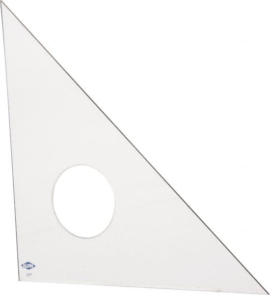 Alvin - 10 Inch Long, Styrene Plastic Triangles - Makers Industrial Supply