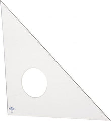 Alvin - 10 Inch Long, Styrene Plastic Triangles - Makers Industrial Supply