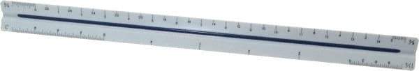 Staedtler - 12 Inch Long, Plastic Triangular Scales - Makers Industrial Supply