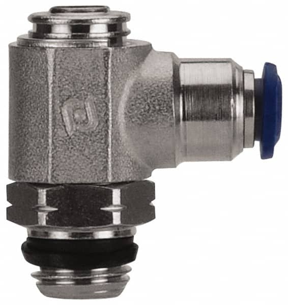 Value Collection - 145 Max psi, Meter Out Screw Adjusted Flow Control Valve - Buna N O Ring, 3/8" Tube Outside Diam - Makers Industrial Supply