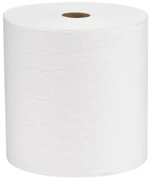 Kimberly-Clark Professional - Hard Roll of 1 Ply White Paper Towels - 8" Wide, 600' Roll Length - Makers Industrial Supply