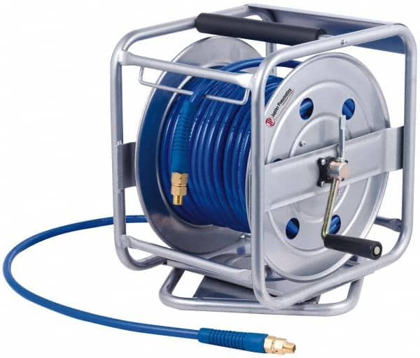 PRO-SOURCE - 100' Manual Hose Reel - 250 psi, Hose Included - Makers Industrial Supply