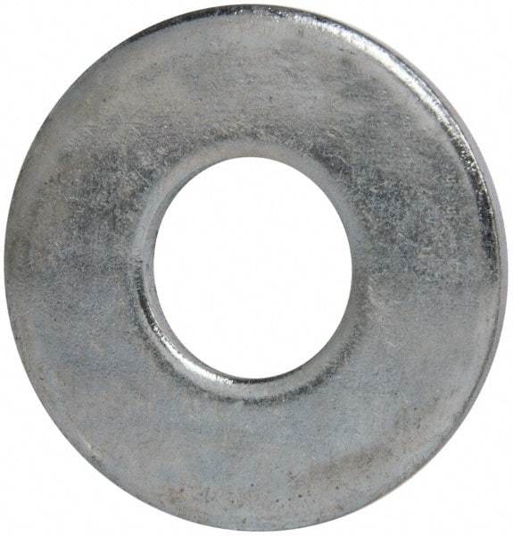 Value Collection - 7/8" Screw, Grade 2 Steel USS Flat Washer - 15/16" ID x 2-1/4" OD, 11/64" Thick, Zinc-Plated Finish - Makers Industrial Supply