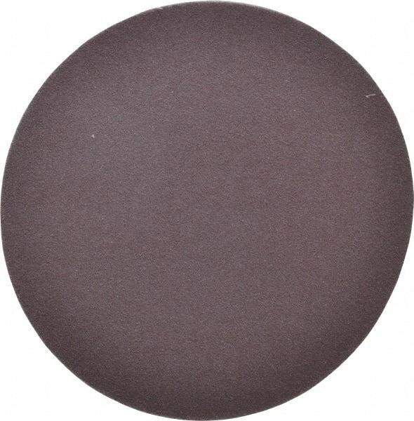 Norton - 5" Diam, 120 Grit Aluminum Oxide Adhesive PSA Disc - Medium Grade, Maroon, X Weighted Backing, Flexible - Makers Industrial Supply