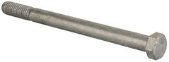 Value Collection - 7/16-14 Thread, 5-1/2" Length Under Head, Steel Hex Head Bolt - Hot Dipped Galvanized Coated, UNC Thread, ASTM A307, Grade 2 - Makers Industrial Supply