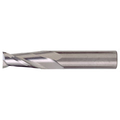 11/64″ × 3/16″ × 5/8″ × 2″ RHS / RHC Solid Carbide 2-Flute Square End Single End General Purpose End Mill - TiAlN - Exact Industrial Supply